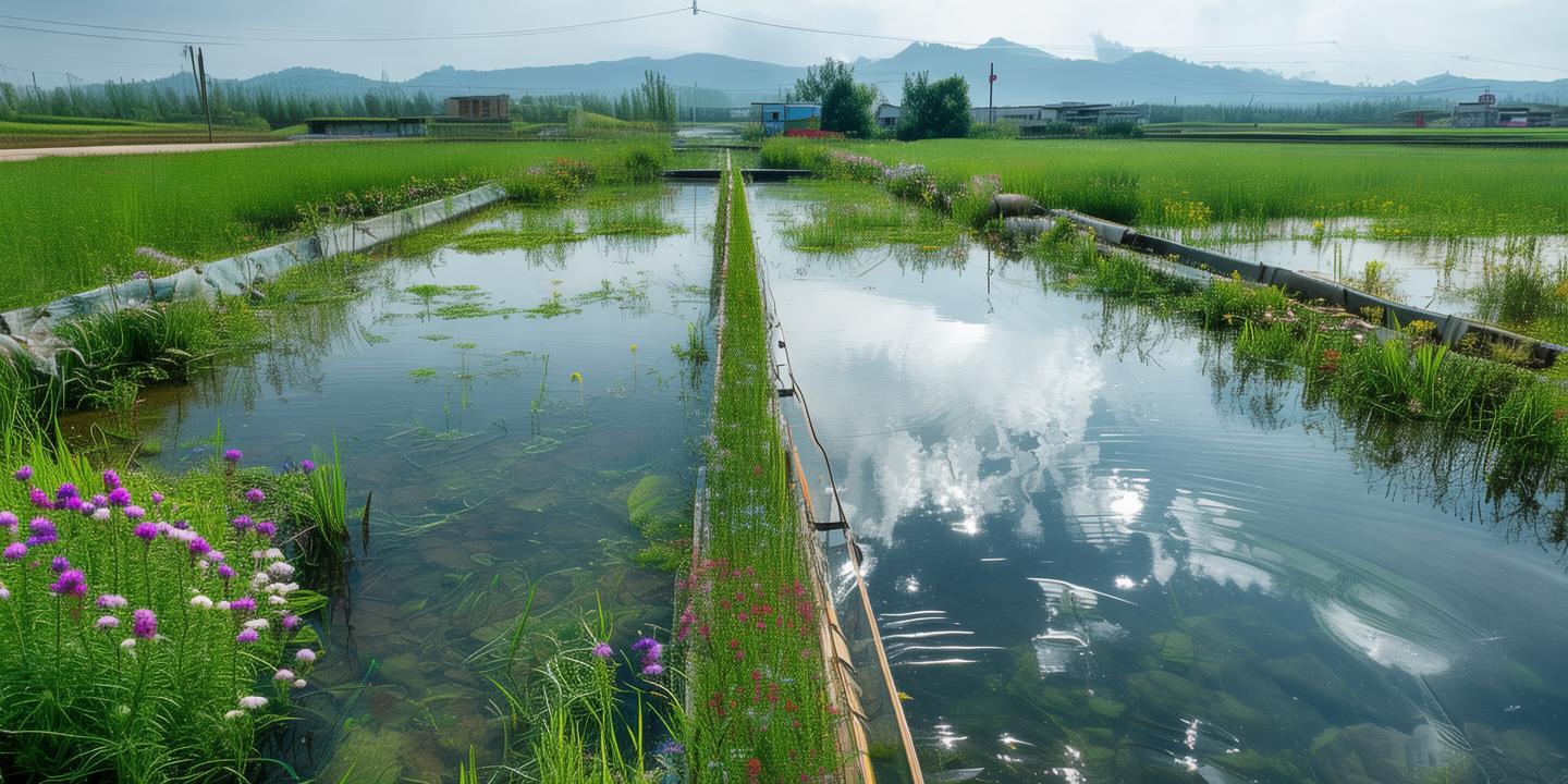 大庙镇生态湿地净化系统建成,农村污水治理率实现100%